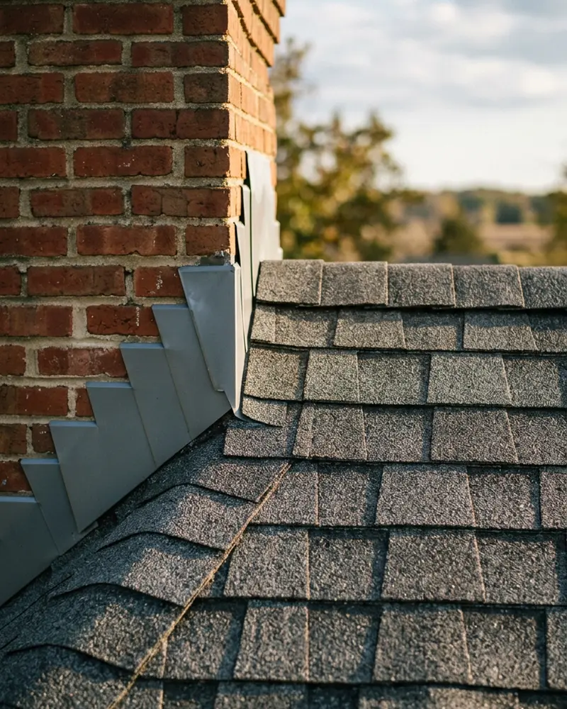 Close-up of Roof Repair work by Beardman Building Services in Palmetto